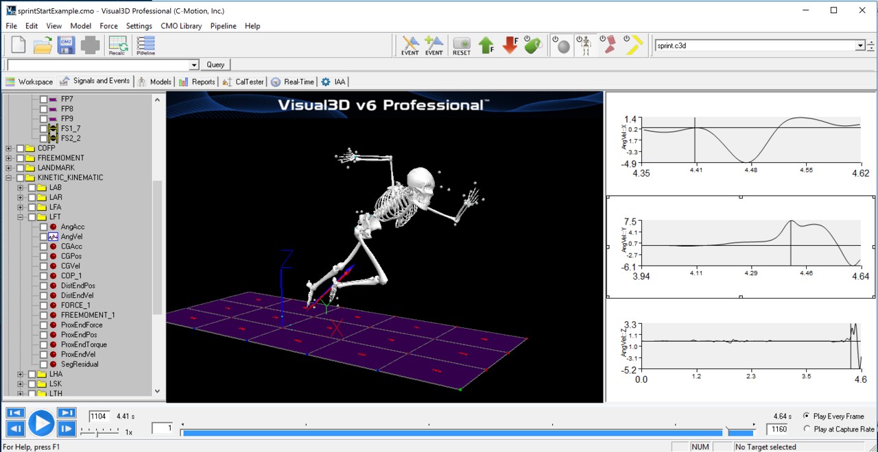 C-Motion Visual3D - Kinematics