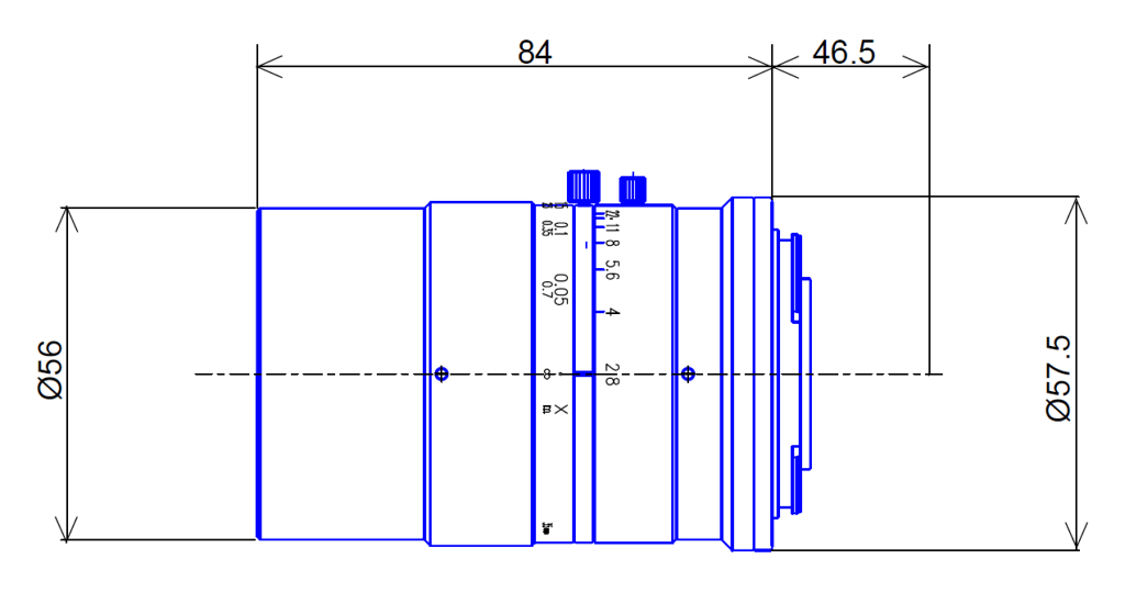 Goyo Optical GLSW3528F technical drawing