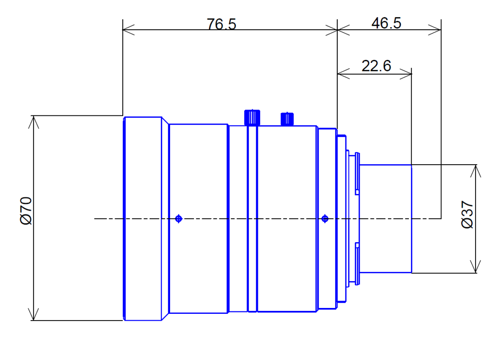 Goyo Optical GLSW5028F technical drawing