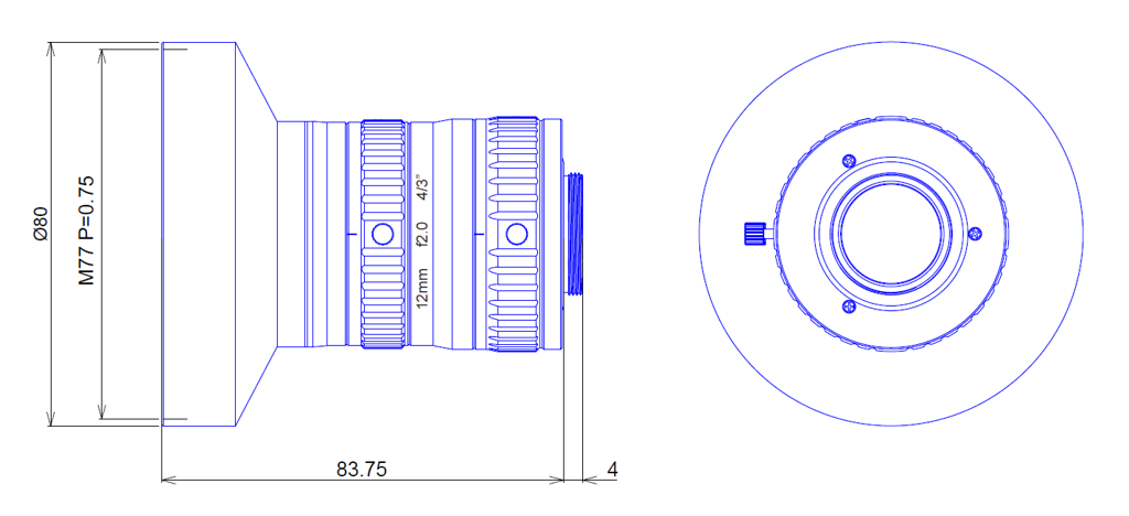 Goyo Optical GM12HR61220MCN technical drawing