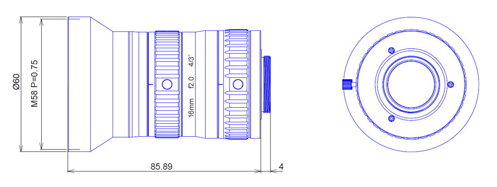 Goyo Optical GM12HR61620MCN technical drawing