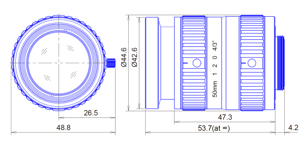 Goyo Optical GM12HR65020MCN technical drawing