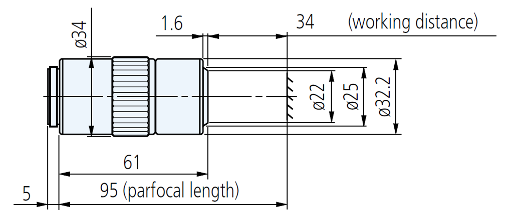 Mitutoyo 378-802-2 technical drawing