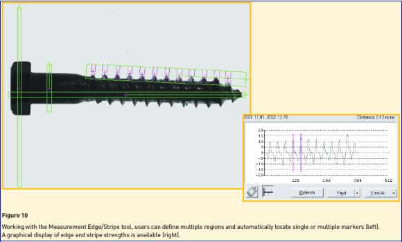 Inspekcja Model Finder z narzędziem Measurement Edge/Stripe